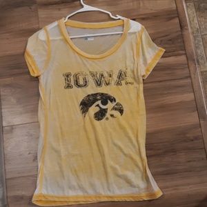 Iowa Hawkeye Womens T-Shirt by Zen J America.